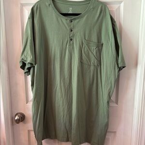 Green Henley Shirt
